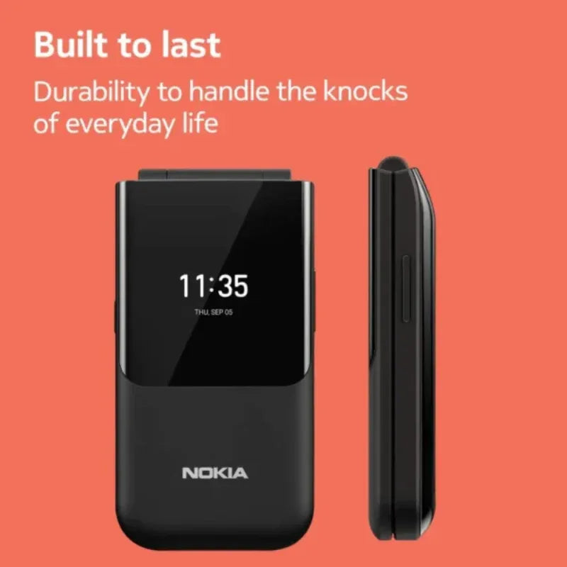 Nokia 2720 Flip 4G Dual SIM Mobile Phone with 1500mAh Battery - Yalla Deals