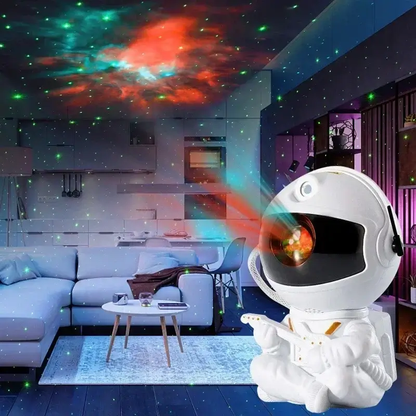 Astronaut Galaxy Star Projector Night Light | Starry Sky Nebula Lamp