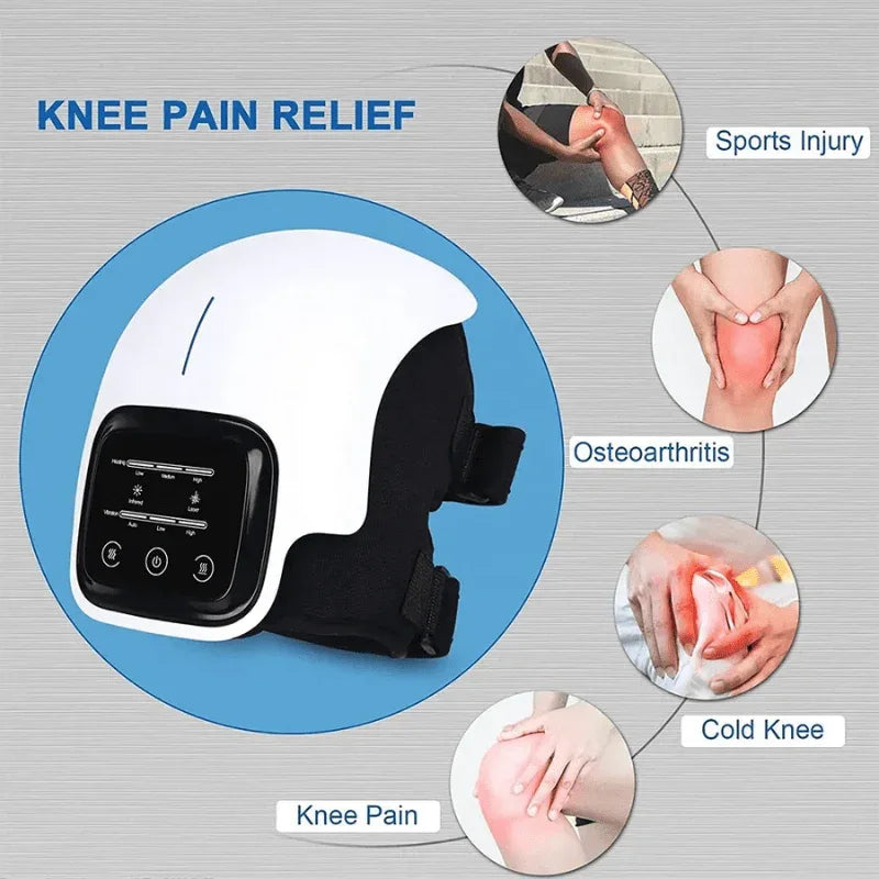 Electric Knee Massager with Heat & Vibration - Yalla Deals