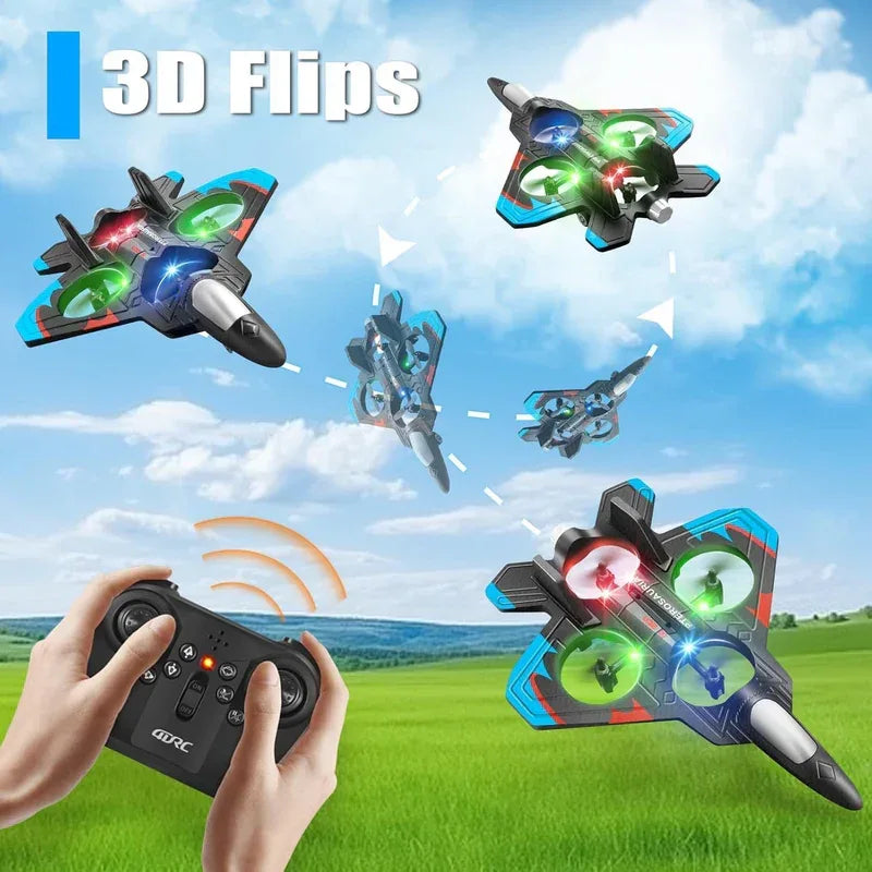 Fighter Plane RC Plane 2.4GHz Remote Control Jet - Yalla Deals