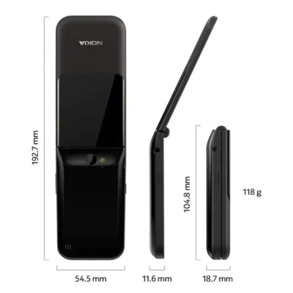 Nokia 2720 Flip 4G Dual SIM Mobile Phone with 1500mAh Battery - Yalla Deals
