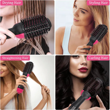 One Step Hair Dryer and Styler Hot Air Brush Volumizer - Yalla Deals