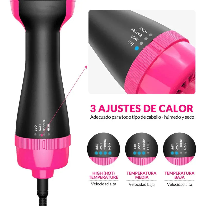 One Step Hair Dryer and Styler Hot Air Brush Volumizer - Yalla Deals