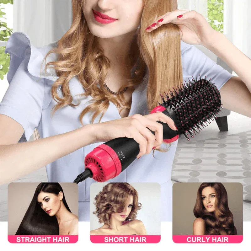 One Step Hair Dryer and Styler Hot Air Brush Volumizer - Yalla Deals