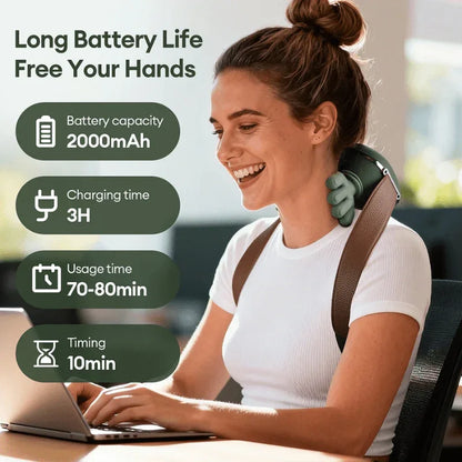 Wireless Neck Shoulder Massager – جهاز مساج الرقبة والكتف - Yalla Deals